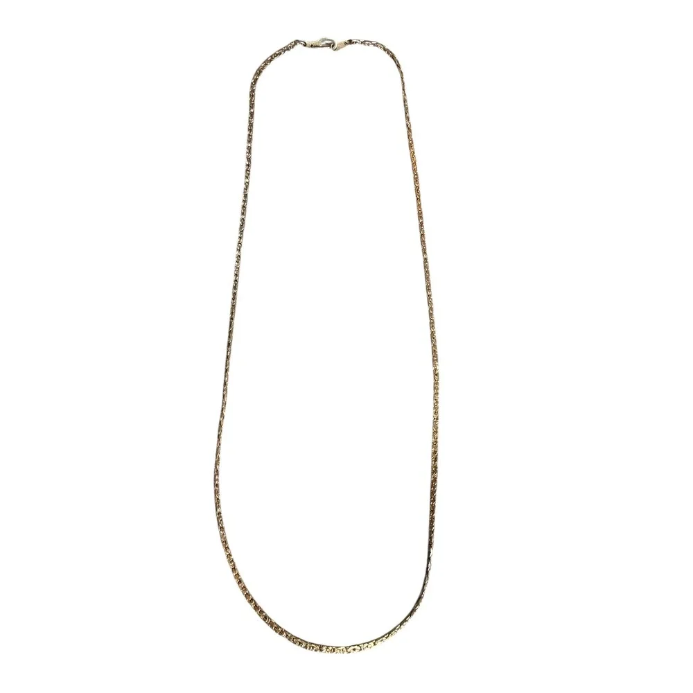Vintage 14KGP Gold‎ Plated Link chain Necklace 20